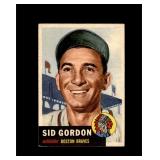 1953 Topps #117 Sid Gordon VG to VG-EX+