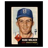 1953 Topps #134 Rube Walker VG to VG-EX+