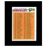 1977 Topps #562 Checklist 529-660 EX to EX-MT+