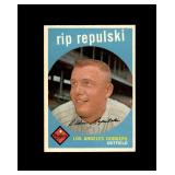 1959 Topps #195 Rip Repulski EX-MT to NRMT+