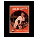 1959 Topps #413 Camillo Pascual EX-MT to NRMT+
