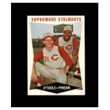 1960 Topps #32 O'Toole/Pinson NRMT to NM-MT+