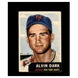 1953 Topps #109 Alvin Dark VG to VG-EX+