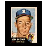 1953 Topps #161 Vern Bickford VG to VG-EX+