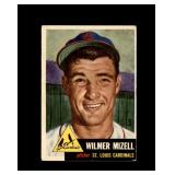 1953 Topps #128 Wilmer Mizell VG to VG-EX+