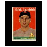 1958 Topps #24 Hobie Landrith EX to EX-MT+