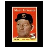 1958 Topps #399 Marv Grissom EX-MT to NRMT+