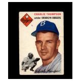 1954 Topps #209 Charlie Thompson VG to VG-EX+
