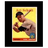 1958 Topps #58 Art Schult EX to EX-MT+