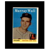1958 Topps #410 Murray Wall EX to EX-MT+