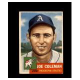 1953 Topps High #279 Joe Coleman EX to EX-MT+