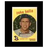 1959 Topps #254 Zeke Bella EX to EX-MT+