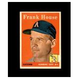 1958 Topps #318 Frank House EX to EX-MT+