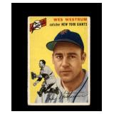 1954 Topps #180 Wes Westrum VG to VG-EX+