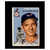 1954 Topps #207 Tom Oliver P/F to GD+