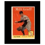 1958 Topps #192 Milt Graff EX to EX-MT+