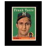 1958 Topps #117 Frank Torre EX-MT to NRMT+