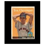 1958 Topps #31 Tex Clevenger EX to EX-MT+