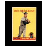 1958 Topps #190 Red Schoendienst P/F to GD+