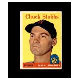 1958 Topps #239 Chuck Stobbs EX to EX-MT+