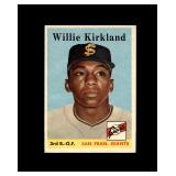 1958 Topps #128 Willie Kirkland RC EX to EX-MT+