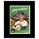 1959 Topps #334 Glen Hobbie EX to EX-MT+
