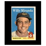 1958 Topps #179 Willy Miranda EX to EX-MT+