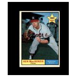 1961 Topps #496 Ken MacKenzie EX to EX-MT+