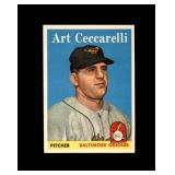 1958 Topps #191 Art Ceccarelli EX to EX-MT+
