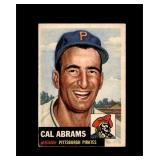 1953 Topps #98 Cal Abrams VG to VG-EX+