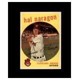 1959 Topps #376 Hal Naragon EX to EX-MT+