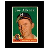 1958 Topps #325 Joe Adcock EX to EX-MT+