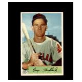 1954 Bowman #36 George Strickland EX to EX-MT+