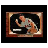 1955 Bowman #129 Hal Naragon VG to VG-EX+