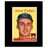 1958 Topps #449 Gene Fodge EX to EX-MT+