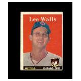 1958 Topps #66 Lee Walls EX to EX-MT+
