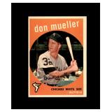 1959 Topps #368 Don Mueller EX to EX-MT+