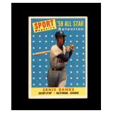 1958 Topps #482 Ernie Banks AS EX to EX-MT+