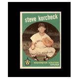 1959 Topps #284 Steve Korcheck EX to EX-MT+