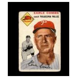 1954 Topps #183 Earle Combs P/F to GD+