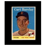 1958 Topps #21 Curt Barclay EX to EX-MT+