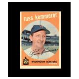 1959 Topps #191 Russ Kemmerer EX to EX-MT+