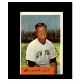 1954 Bowman #129 Hank Bauer VG to VG-EX+