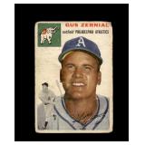 1954 Topps #2 Gus Zernial P/F to GD+