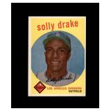 1959 Topps #406 Solly Drake EX to EX-MT+