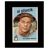 1959 Topps #7 Al Pilarcik EX to EX-MT+
