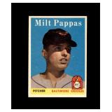 1958 Topps #457 Milt Pappas EX-MT to NRMT+