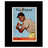 1958 Topps #406 Vic Power EX to EX-MT+