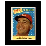 1958 Topps #490 Ed Bailey AS EX to EX-MT+