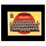 1959 Topps #397 Washington Senators CL EX to EX-MT